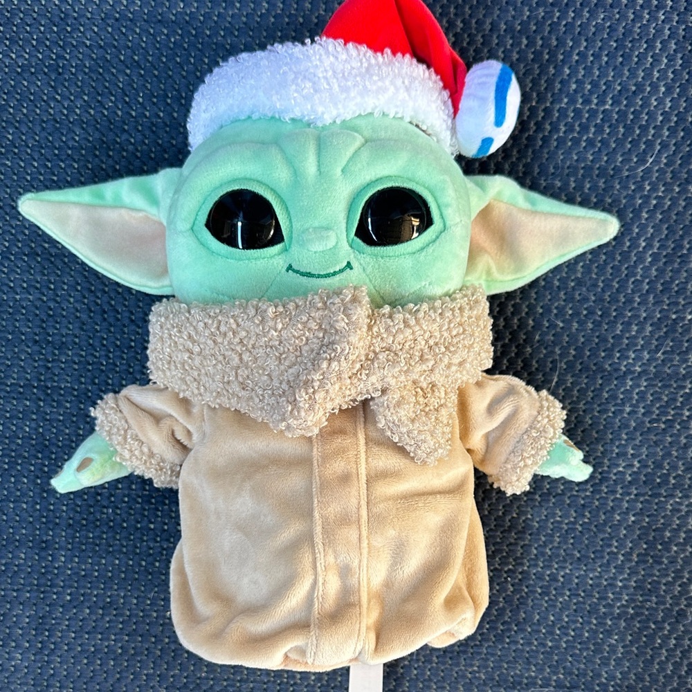 Mattel Grogu one of a kind with Santa hat. Never went to production.
